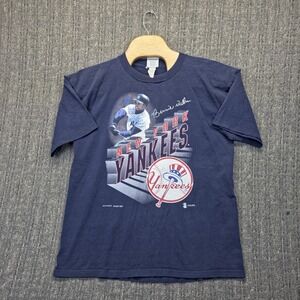 Vintage 1997 Bernie Williams NY Yankees Shirt XL Joy Athletic MLB Baseball 90s